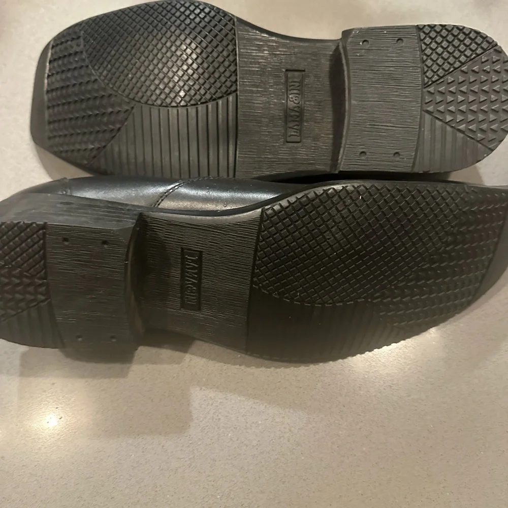 Like New! Lamasini Woven Genuine Leather Slip On Square Toe  Men's Shoes